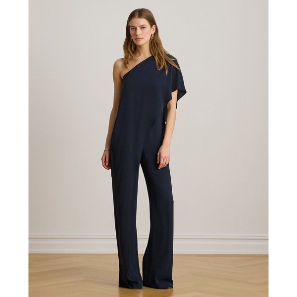 Tuta Monospalla in Georgette con Mantella - Ralph Lauren - immagine 5