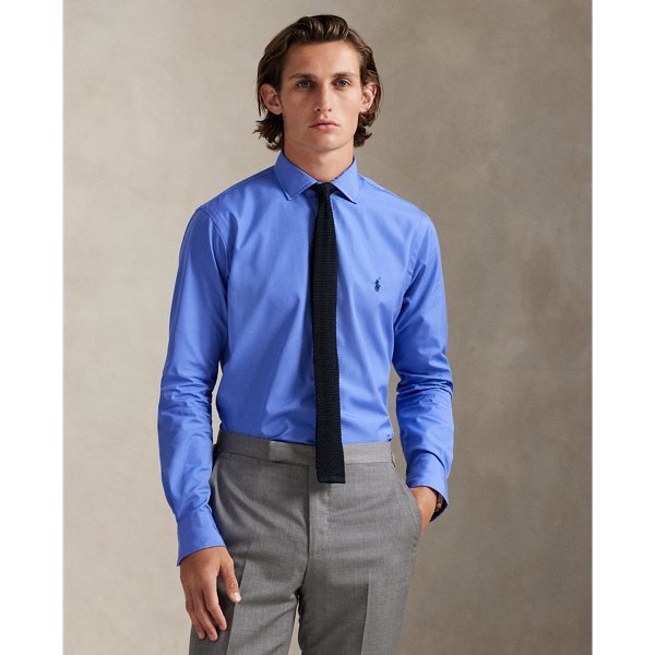 Camicia Custom-Fit Ralph Lauren in Popeline di Cotone - immagine 3