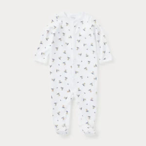 Tutina in Cotone con Polo Bear di Ralph Lauren